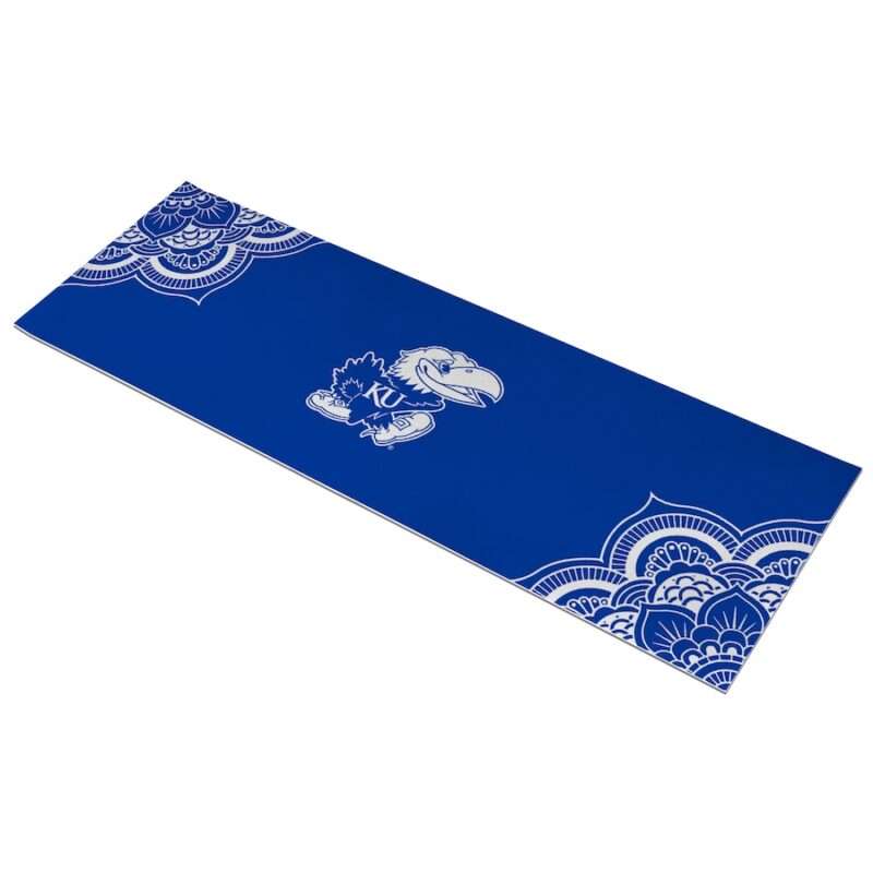 Kansas Jayhawks Color Design Yoga Mat