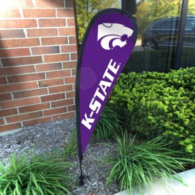 Kansas State Wildcats Feather Garden Flag GF00864