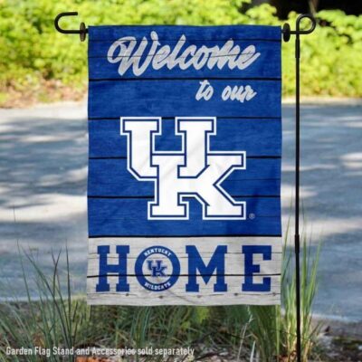 Kentucky Wildcats Welcome To Our Home Garden Flag GF00456