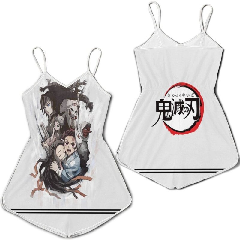 Kimetsu no yaiba anime Demon Slayer Corps White Romper RJ01681