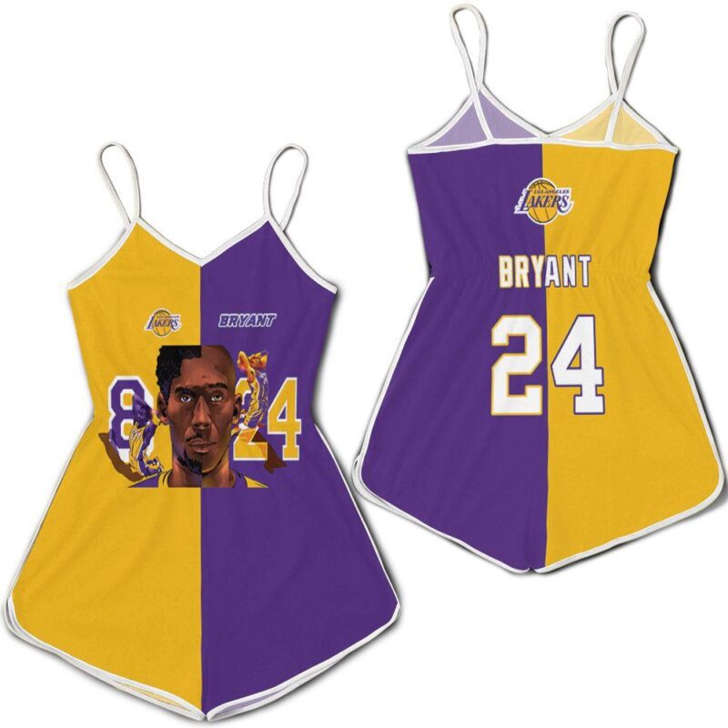 Kobe Bryant 8 24 Los Angeles Lakers Romper RJ04131