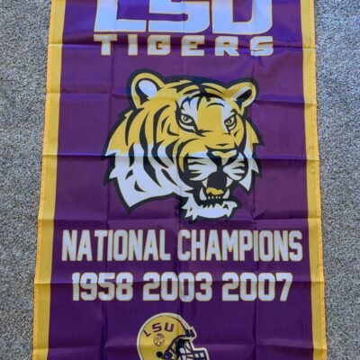 LSU Tigers NCAA National Championship Banner Flag Wall Flag BF63