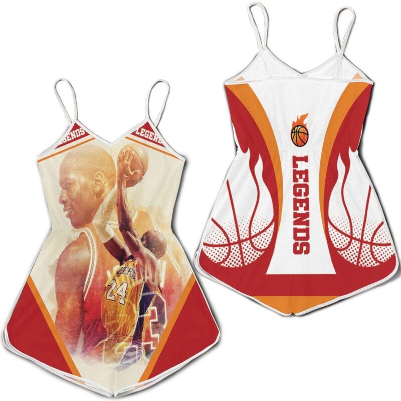 Legend michael jordan in memories kobe bryant Romper RJ03700