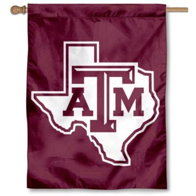 Lone Star Logo House Flag for Texas A&M H0545