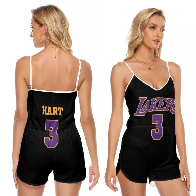 Los Angeles Lakers Josh Hart 3 Great Player NBA Basketball Team Gift For Lakers Fans Hart Lovers V-neck Romper Jumpsuit RJ00587