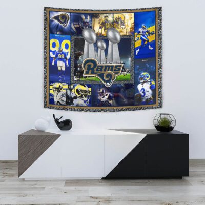Los Angeles Players Rams Tapestry American Football Car Accessories Custom For Fans