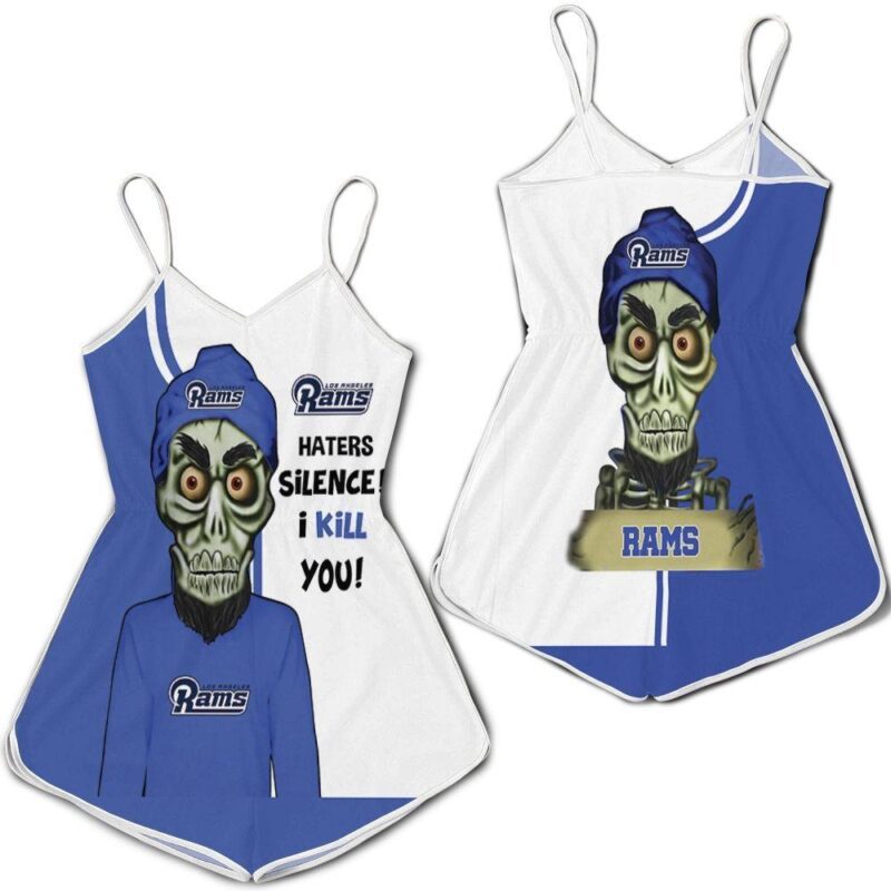 Los Angeles Rams Haters I Kill You 3D Romper RJ03449
