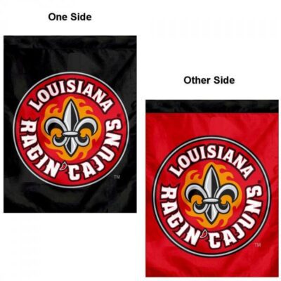 Louisiana Lafayette Ragin Cajuns Double Sided House Flag H0067