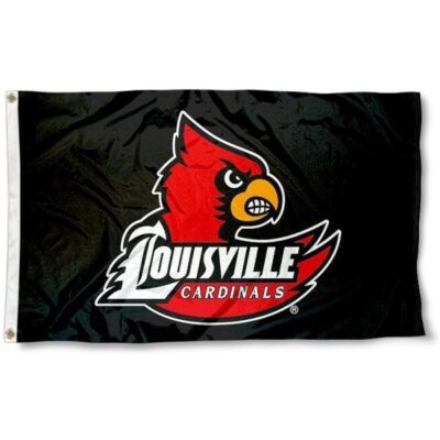 Louisville Cardinals Black 3x5ft Wall Flag Banner Flag Outdoor Flag BF324