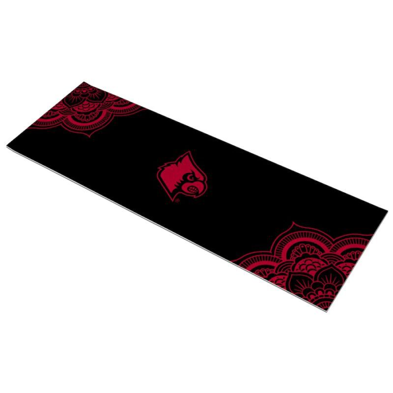 Louisville Cardinals Color Design Yoga Mat