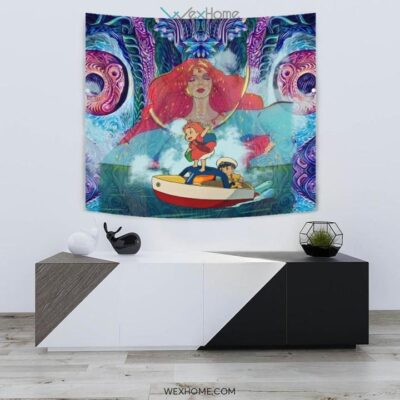 Magical Ponyo Wall Anime Tapestry 2 Magical Ponyo Wall Anime Tapestry 2