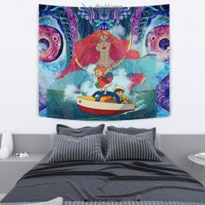 Magical Ponyo Wall Anime Tapestry 3 Magical Ponyo Wall Anime Tapestry 3