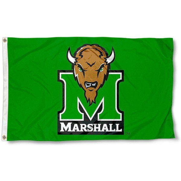 Marshall University Green 3x5ft Wall Flag Banner Flag Outdoor Flag