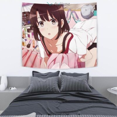 Megumi Kato Tapestry For Saekano Fan Gift Idea 2 Megumi Kato Tapestry For Saekano Fan Gift Idea 2