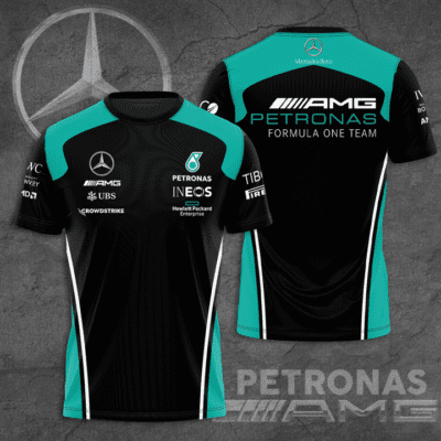 Mercedes-Amg Petronas F1 3D T-Shirt TS0116 - Black