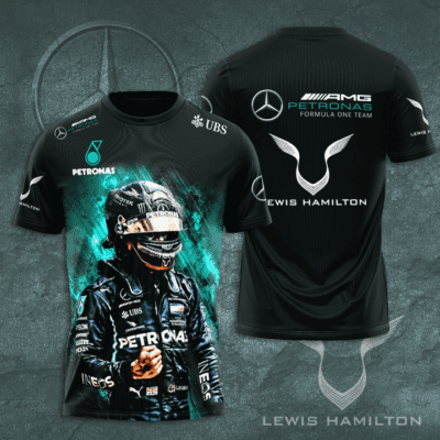 Mercedes-Amg Petronas F1 Lewis Hamilton 3D T-Shirt TS0034