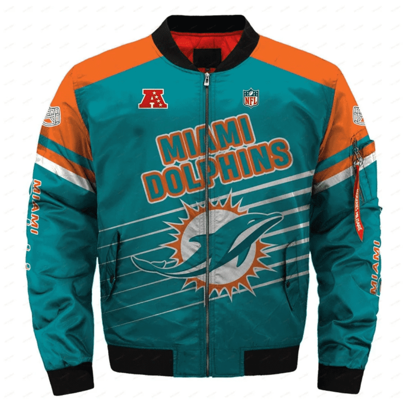 Miami Dolphins Bomber Jacket 118 Sport Hot Trending Hot Choice Design Beautiful BJ01608