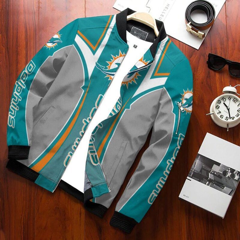 Miami Dolphins Bomber Jacket 532 Sport Hot Trending Hot Choice Design Beautiful BJ01715