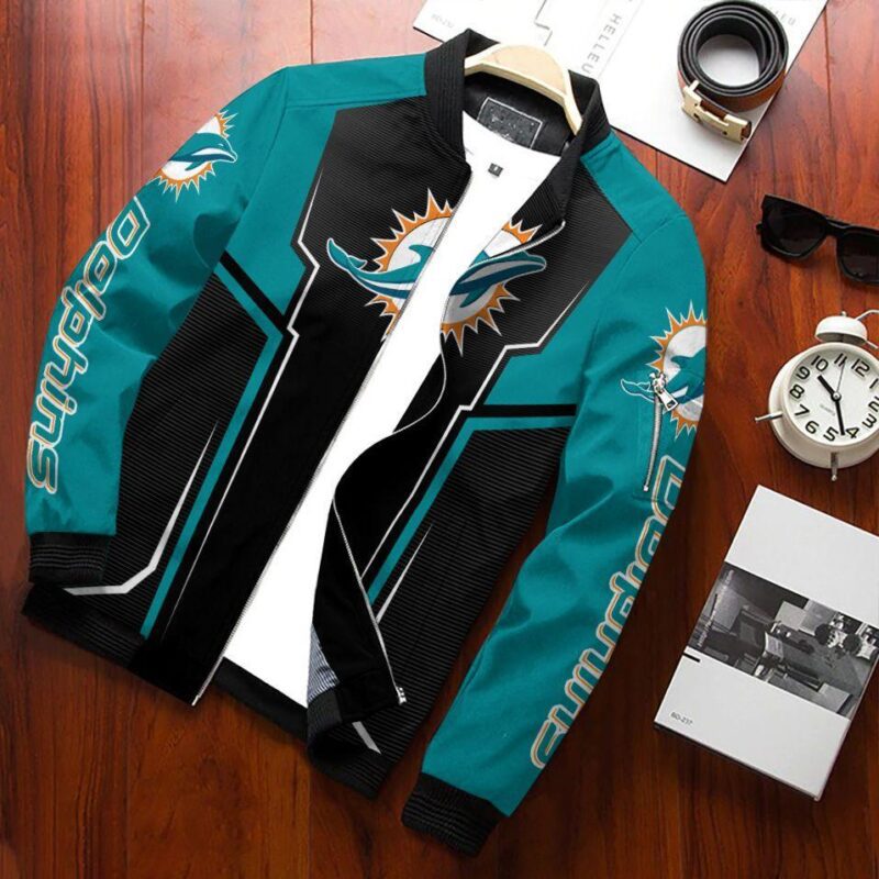 Miami Dolphins Bomber Jacket 660 Sport Hot Trending Hot Choice Design Beautiful BJ01815