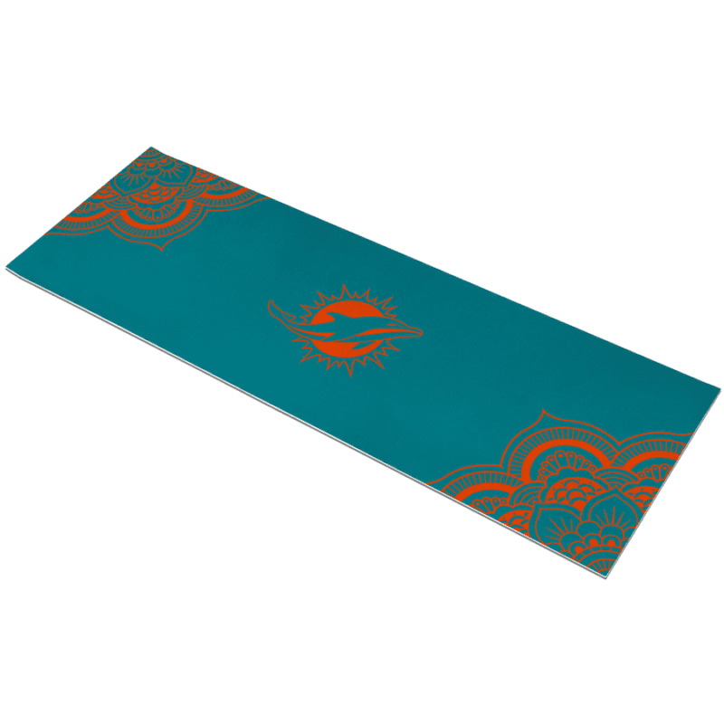 Miami Dolphins Color Design Yoga Mat