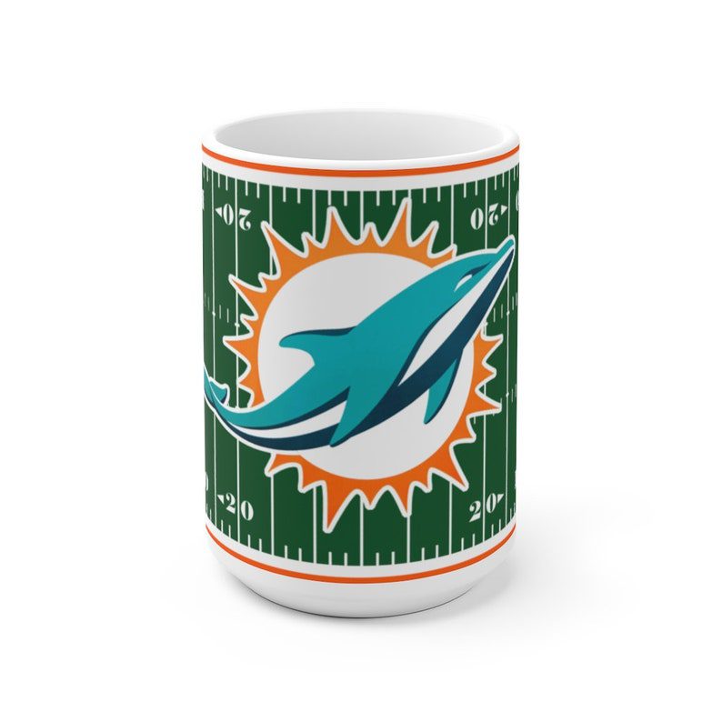 Miami Dolphins Football Field NFL Mug – Let the colors inspire you!