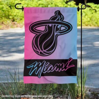 Miami Heat  City Edition Double Sided Garden Flag GF00922
