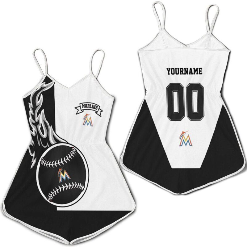 Miami Marlins 3d Romper RJ03998