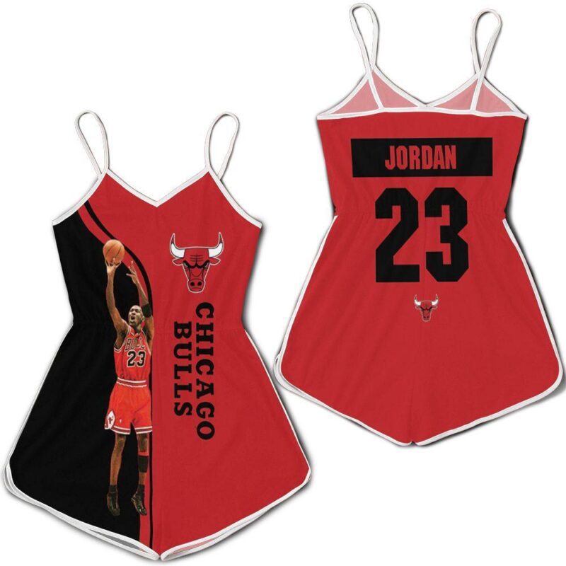 Michael Jordan 23 chicago bulls legend 3d printed for fan Romper RJ04125