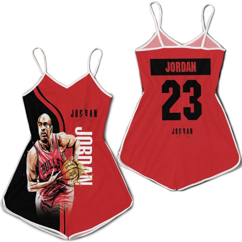 Michael jordan 23 chicago bulls running Romper RJ04140