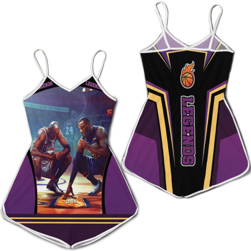 Michael jordan lebron james in memories kobe bryant Romper RJ03940