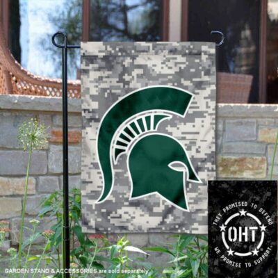 Michigan State Spartans Operation Hat Trick Garden Flag GF01183
