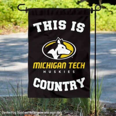 Michigan Tech Huskies Country Garden Flag GF01270