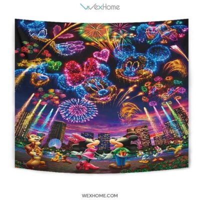 Mickey love Minnie Tapestry