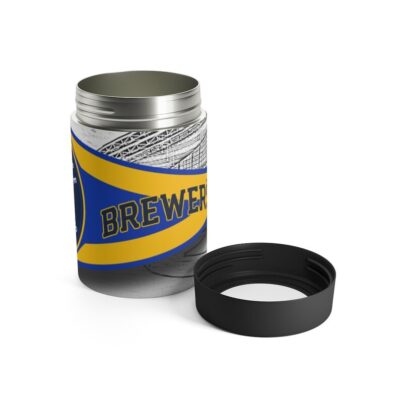 Milwaukee Brewers MLB Pennant Stainless Steel Can Holder 4
