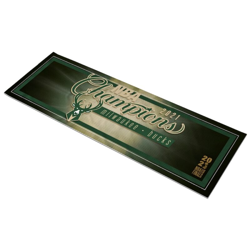 Milwaukee Bucks 2021 NBA Finals Champions Color Design Yoga Mat