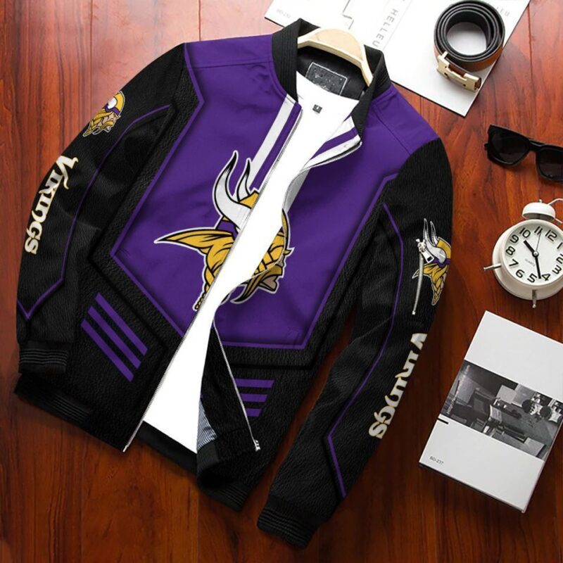 Minnesota Vikings Bomber Jacket 245 Sport Hot Trending Hot Choice Design Beautiful BJ01811