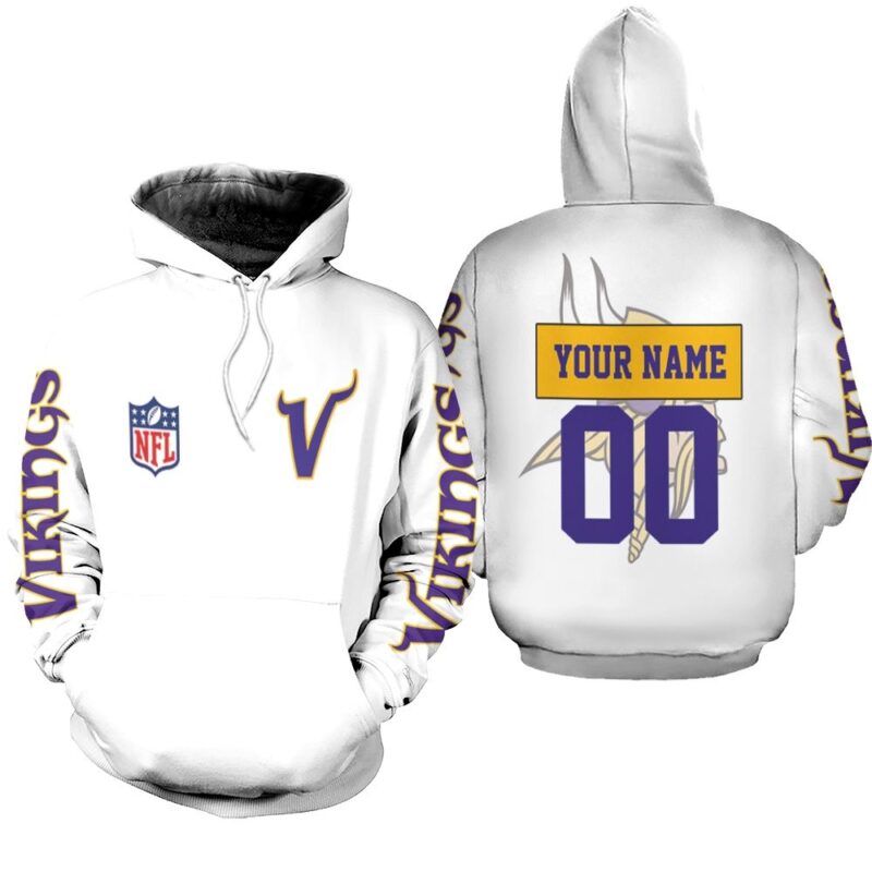 Minnesota Vikings Nfl Bomber Jacket 3d Personalized 1 Hoodie BJ01171