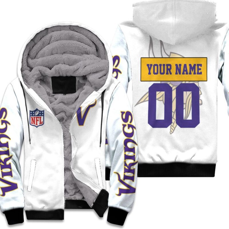 Minnesota Vikings Nfl Bomber Jacket 3d Personalized Fleece Hoodie BJ01189