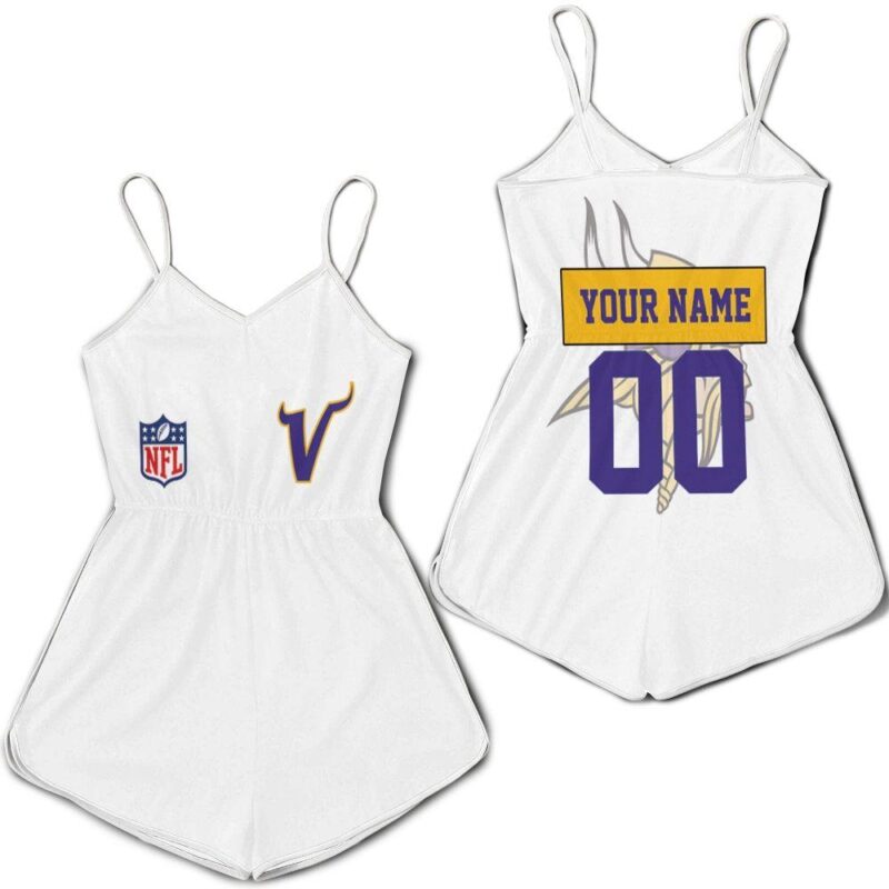 Minnesota Vikings Nfl Bomber Jacket 3d Personalized Romper RJ02358