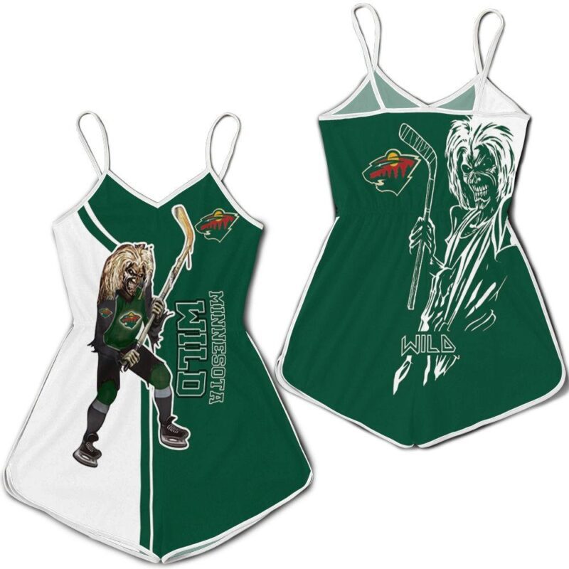 Minnesota Wild And Zombie For Fans Romper RJ03582