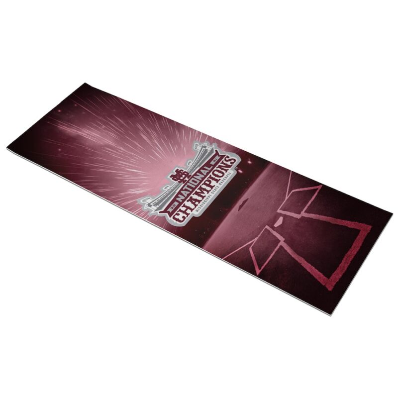 Mississippi State Bulldogs 2021 NCAA Men's Baseball College World Series Champions Color Design Yoga Mat