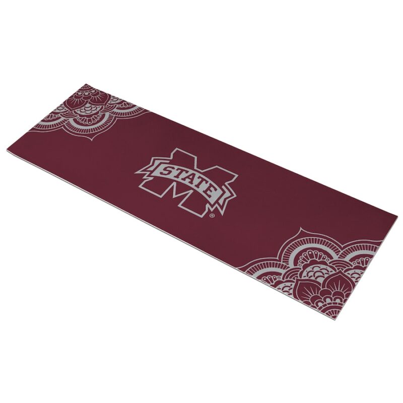 Mississippi State Bulldogs Color Design Yoga Mat