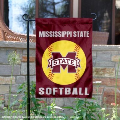 Mississippi State Bulldogs Softball Garden Flag GF00455