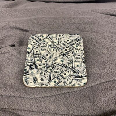 Money Drinkware Coaster Set of 4 2