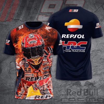 Motogp Repsol Honda Marc Marquez 3D T Shirt TS0011 1