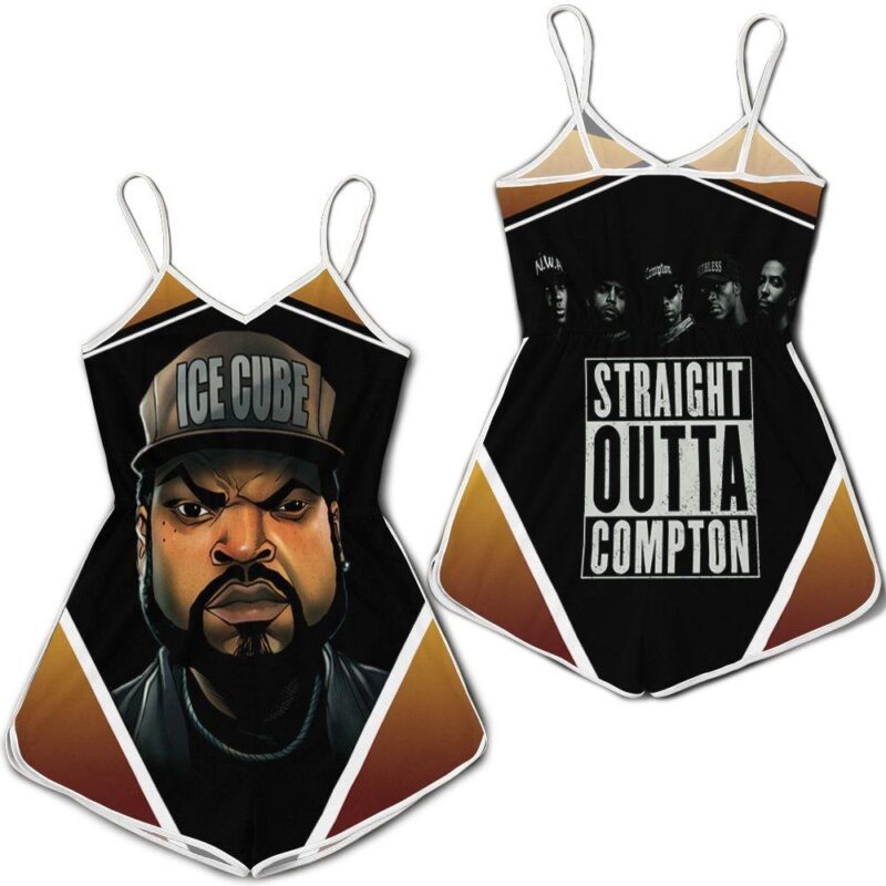 N.W.A Ice Cube Straight Outta Compton Romper RJ03625