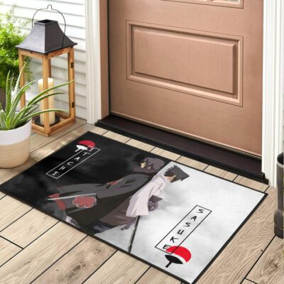 Naruto Anime Door Mat Itachi And Susuke Uchiha Clan Back To Back Door Mat Welcome Mat 2