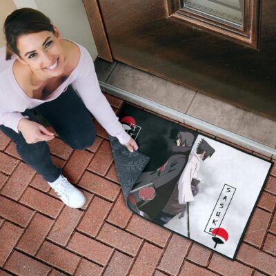 Naruto Anime Door Mat Itachi And Susuke Uchiha Clan Back To Back Door Mat Welcome Mat 4