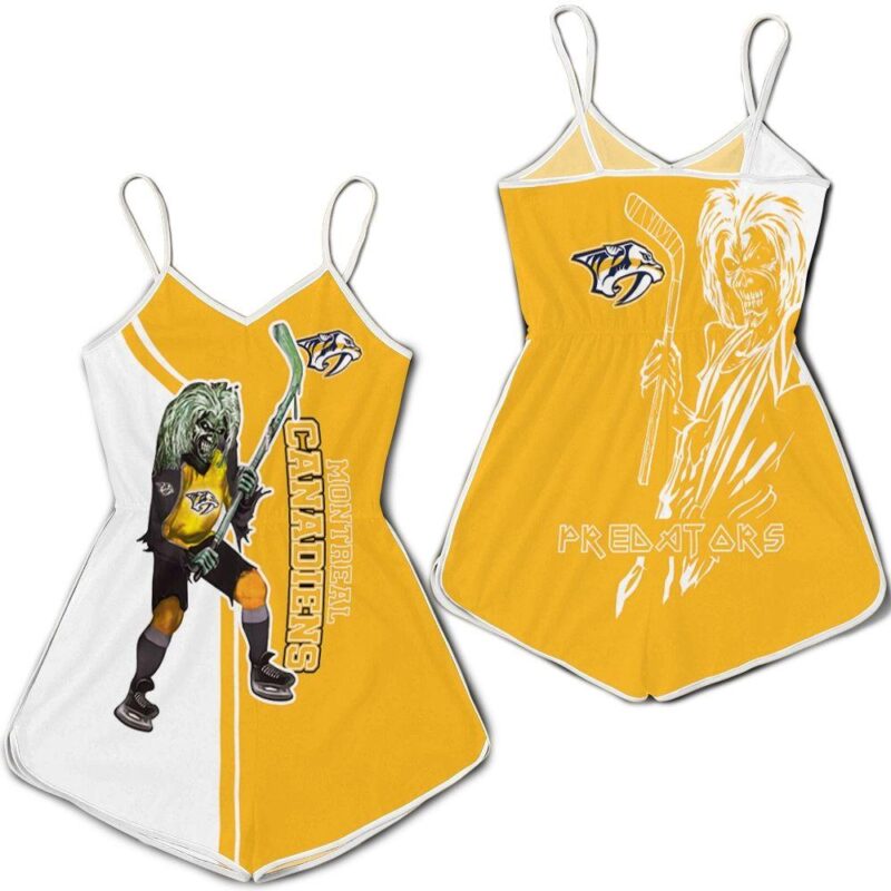 Nashville Predators And Zombie For Fans Romper RJ03464