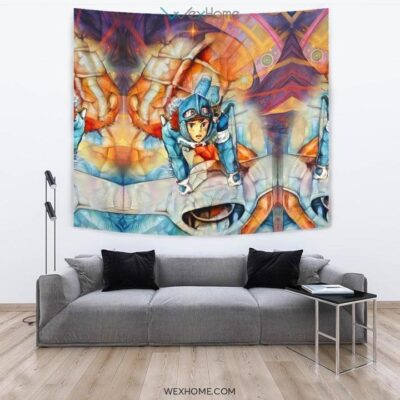 Nausicaa of the Valley of the Wind Wall Anime Tapestry